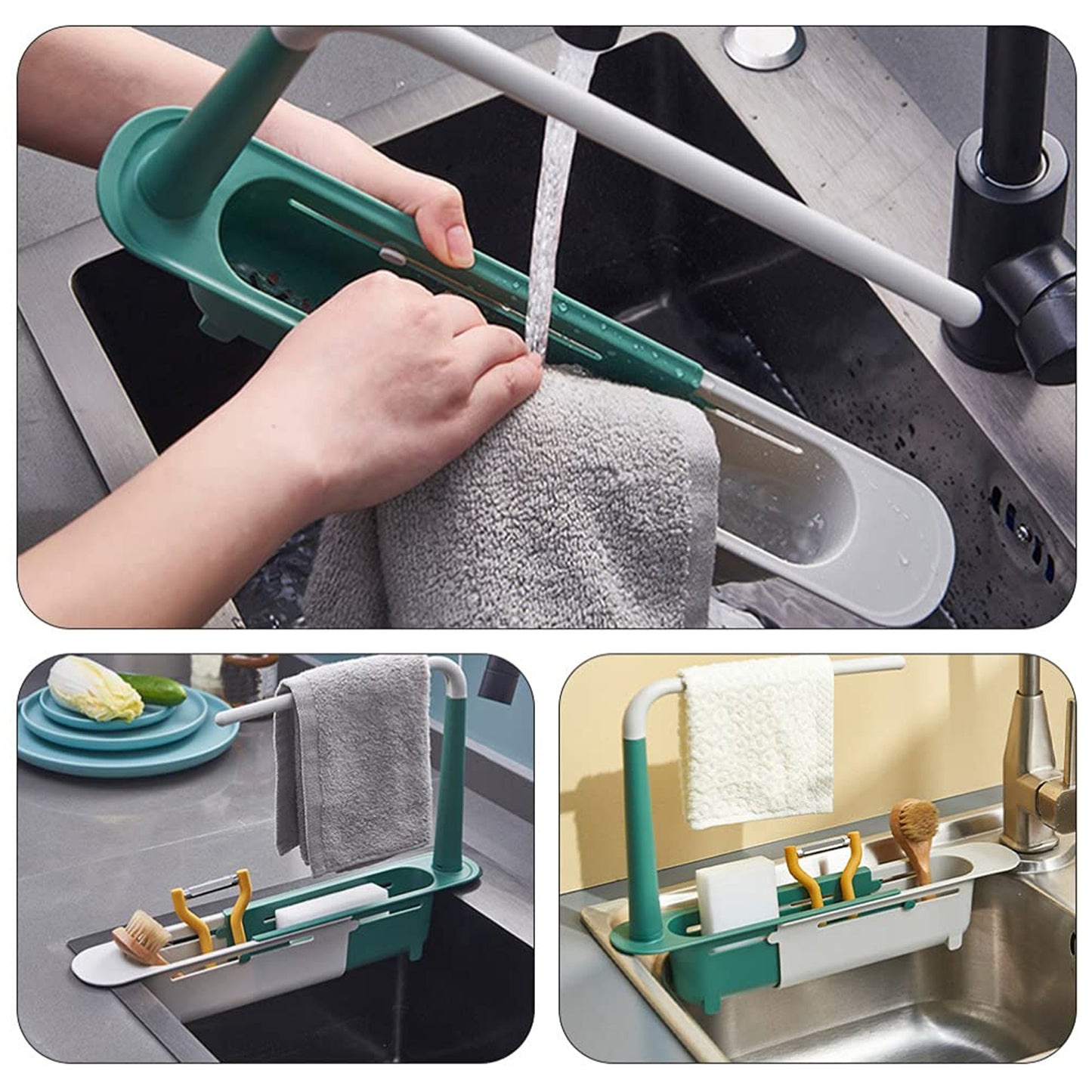 Expandable Kitchen Drying Basket Rack For Kitchen Use (Moq-120) - Happy Price - Image 4