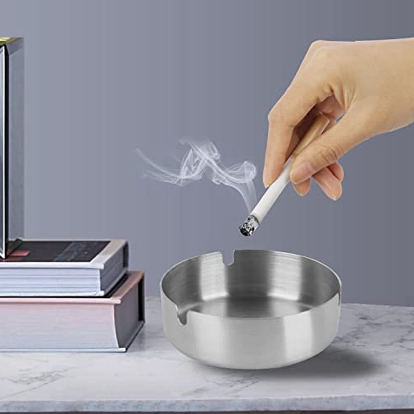 Round Ashtray with Multiple Rests - 1 Pc - Happy Price - Image 5