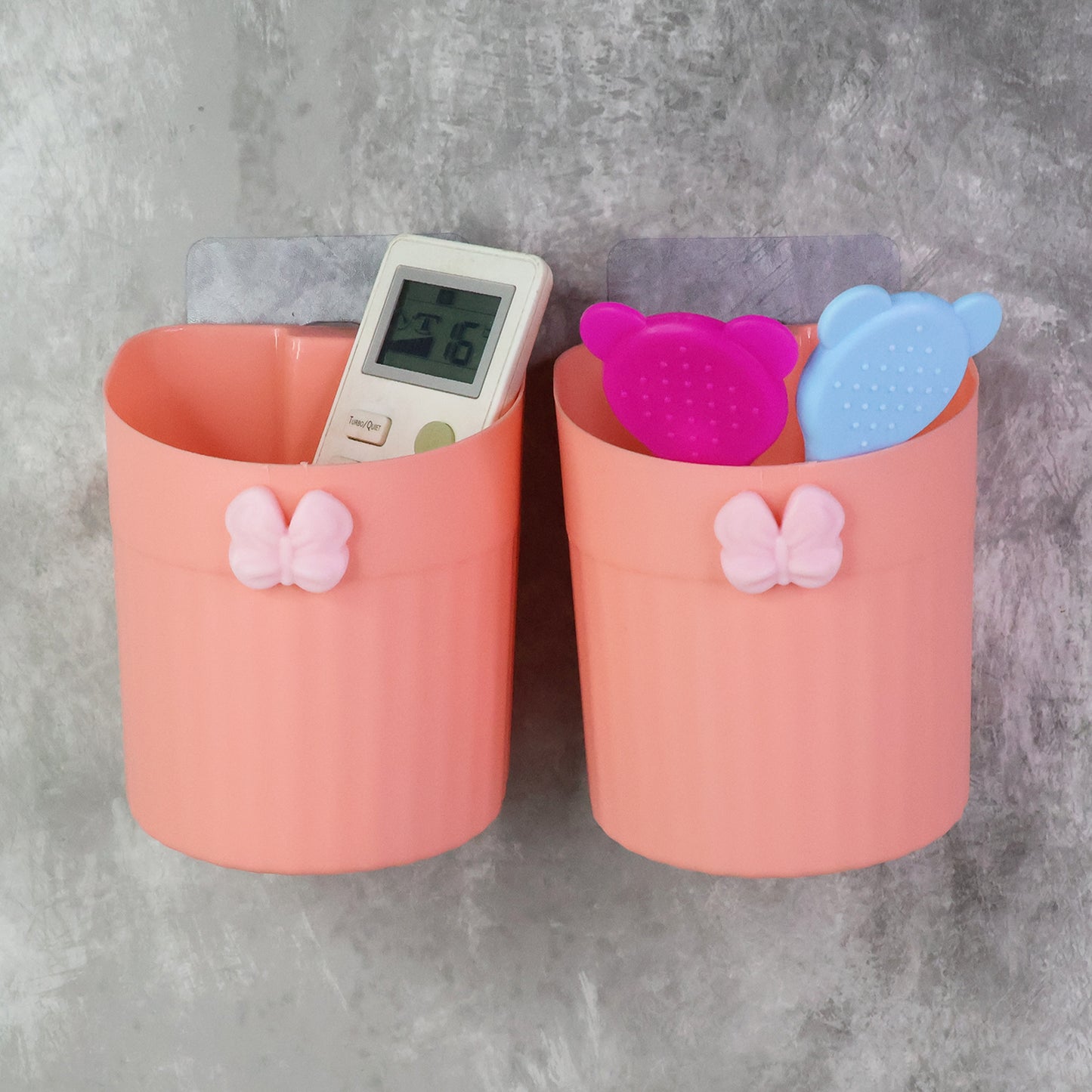 Butterfly Design Wall Toothbrush Holder - 2 Pc Set - Happy Price - Image 4