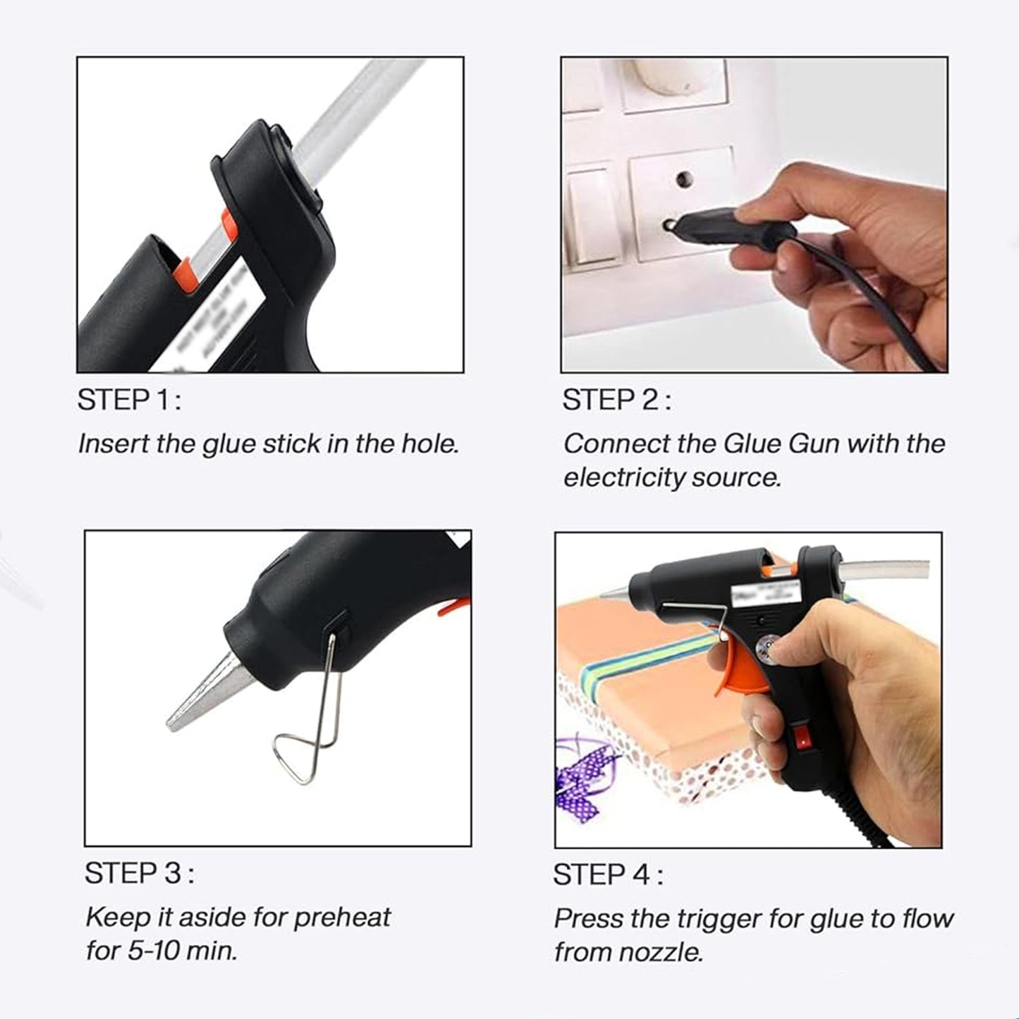 Glue Gun (60 Watt) - Happy Price - Image 4