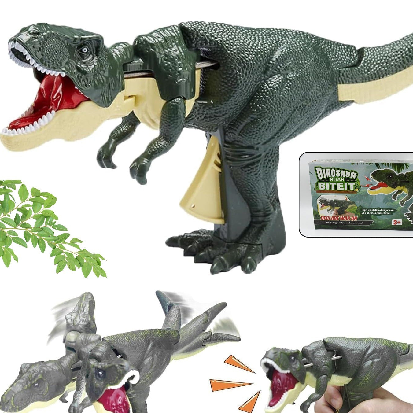 Roaring Dinosaur Toy with Lights, Sounds, and Movement - 1 Pc - Happy Price - Image 2