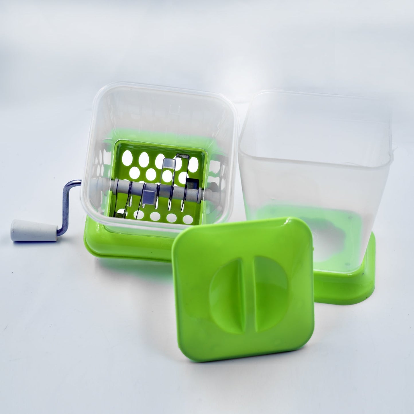 Small Onion Chopper  Vegetable Chopper Quick Cutter With Rotating Blade - Happy Price - Image 4