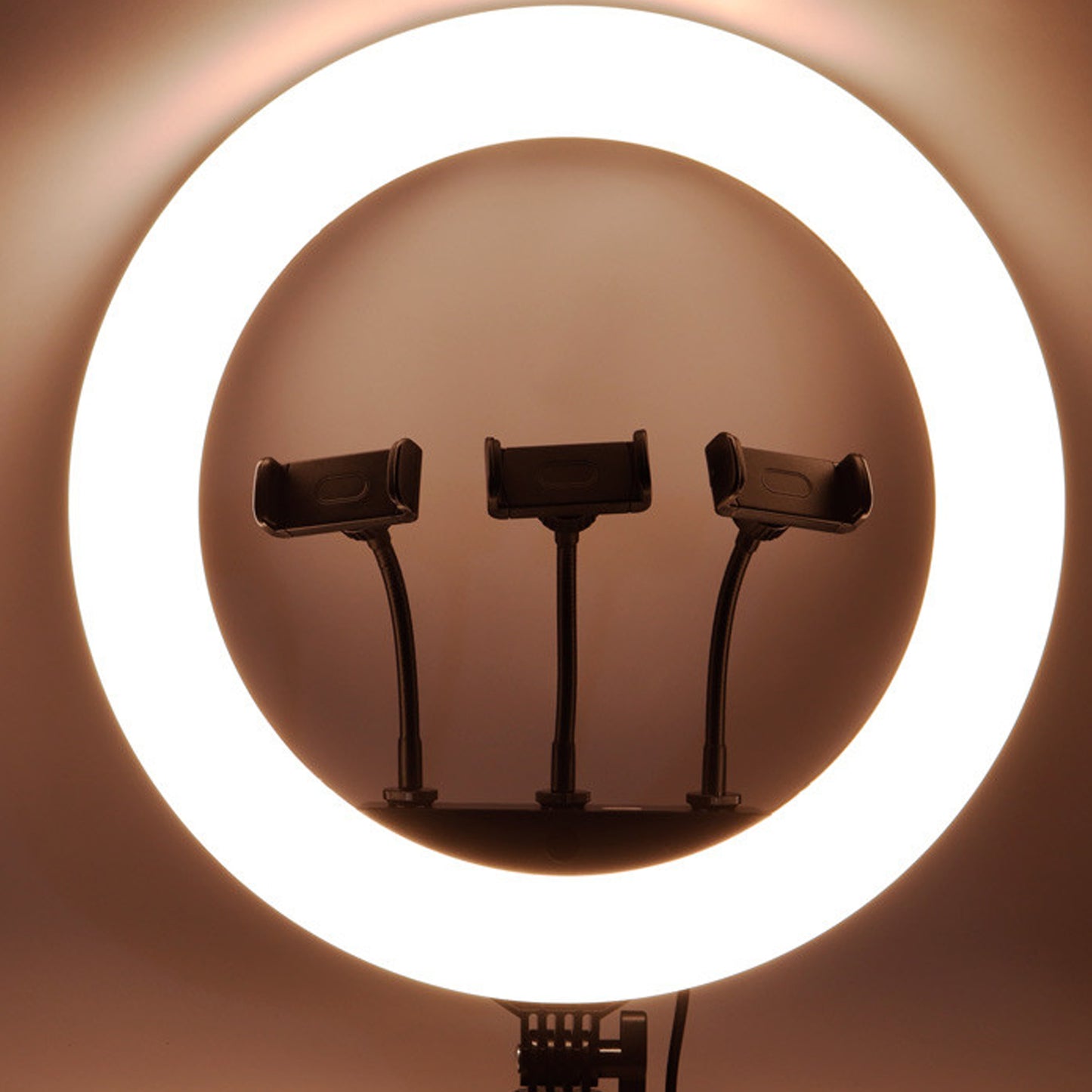 18 Inch Led Ring Light With 3 Colour Modes  3 Mobile Holders Remote Control (1 Set) - Happy Price - Image 3