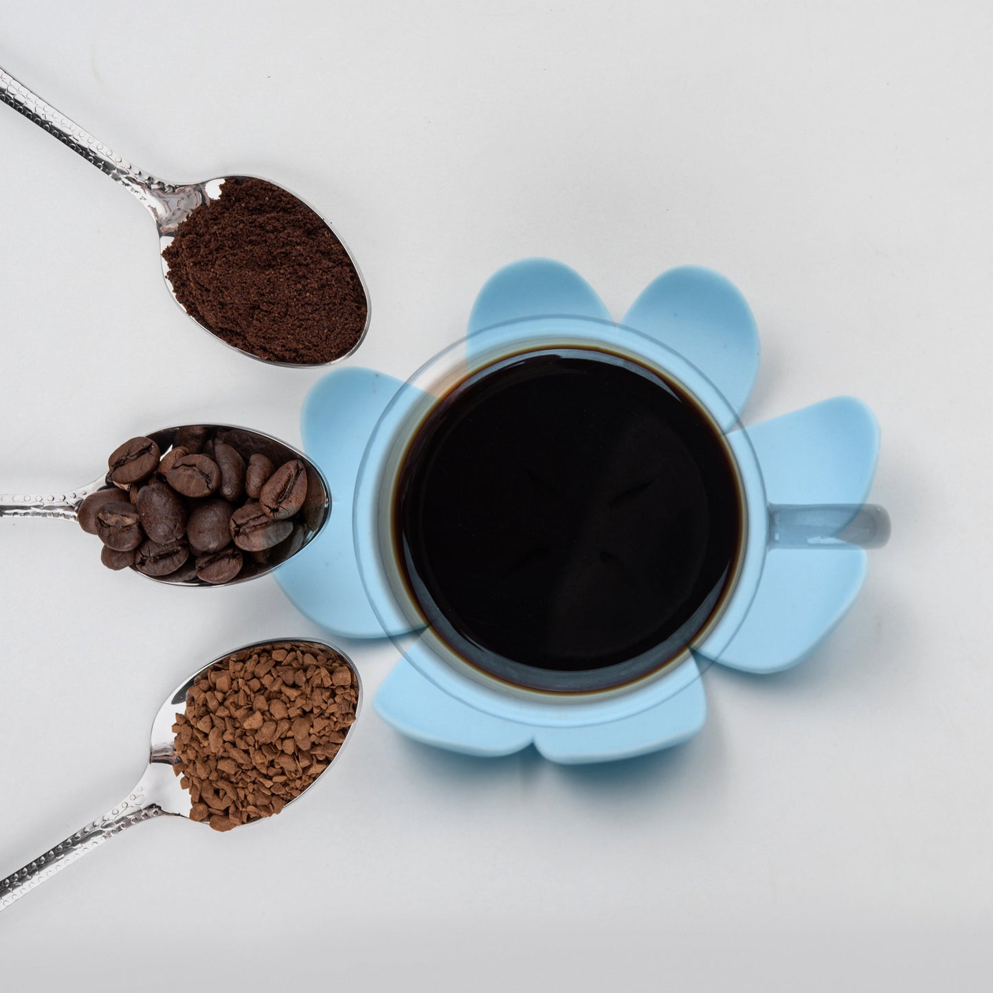 Heat Resistant Coasters For Type Of Glasses Mugs Coffee Coaster With Durable Plastic Material For Glass  Cup Kitchendining Table Beautiful Plastic Coasters Coffee Mugs Glasses (6 Pc Set) - Happy Price - Image 5