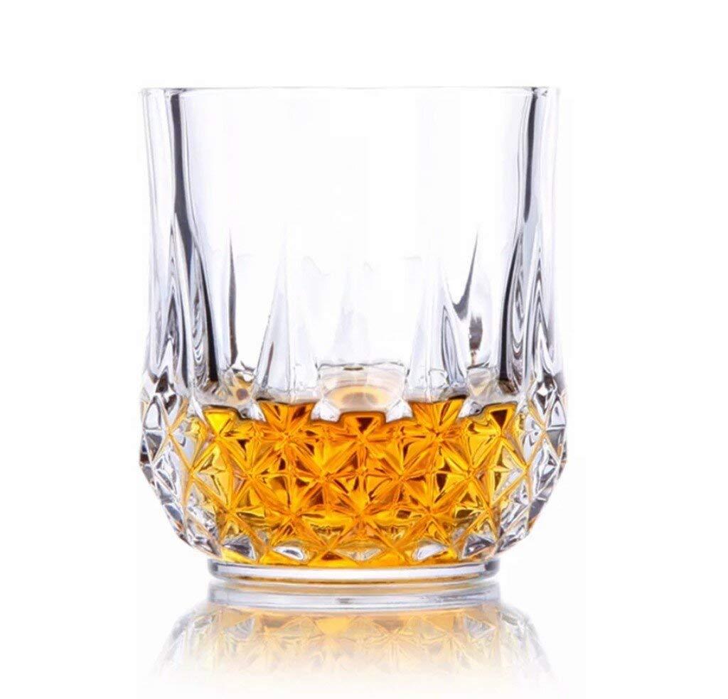 Heavy Unbreakable Stylish Look Fully Transparent Glasses Set 250ml (6pcs) - Happy Price - Image 4