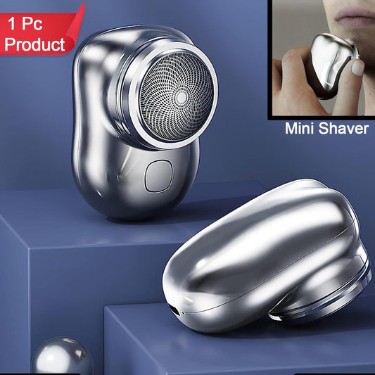Mini Electric Shaver Portable  Pocket Fashion  Rechargeable  Wireless Beard Hair Razor For Men And Women  Home Travel Gift - Happy Price - Image 1