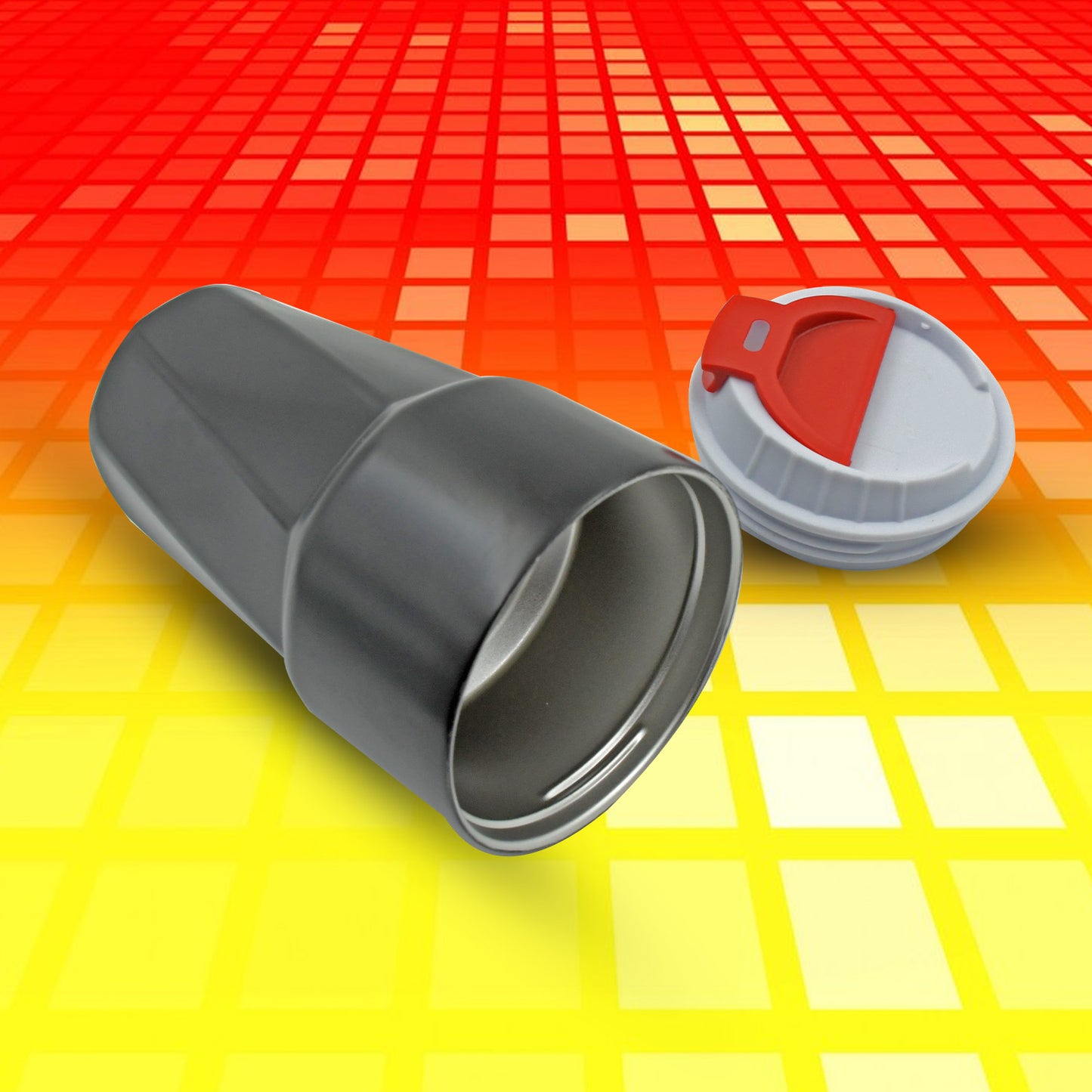 Stainless Steel Vacuum Insulated Travel Mug Car Coffee Mug With Lid Reusable Thermal Cup For Coffee Car Travel Beach Camping Hiking Hunting Fishing Drinks Coffee Tea Mug Outdoor Home Office (1 Pc) - Happy Price - Image 4