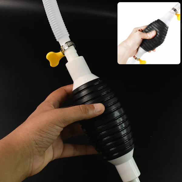 Fuel Transfer Pump Kit. Flow Hand Pump Portable Manual Car Fuel Transfer Pump For Petrol Diesel Oil Liquid Water Fish Tank. - Happy Price - Image 1
