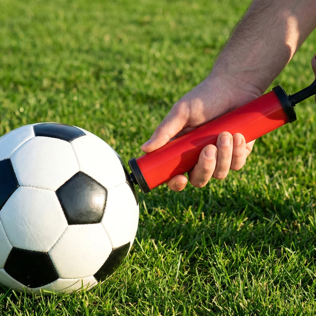 Plastic Ball Pump for Sports & Toys - Includes Inflation Needle - Happy Price - Image 4