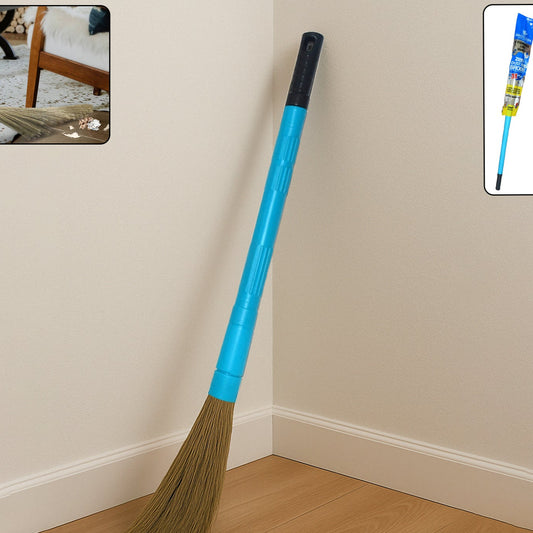 Pro Clean Expandable Floor Broom With Plastic Handle - Happy Price - Image 1