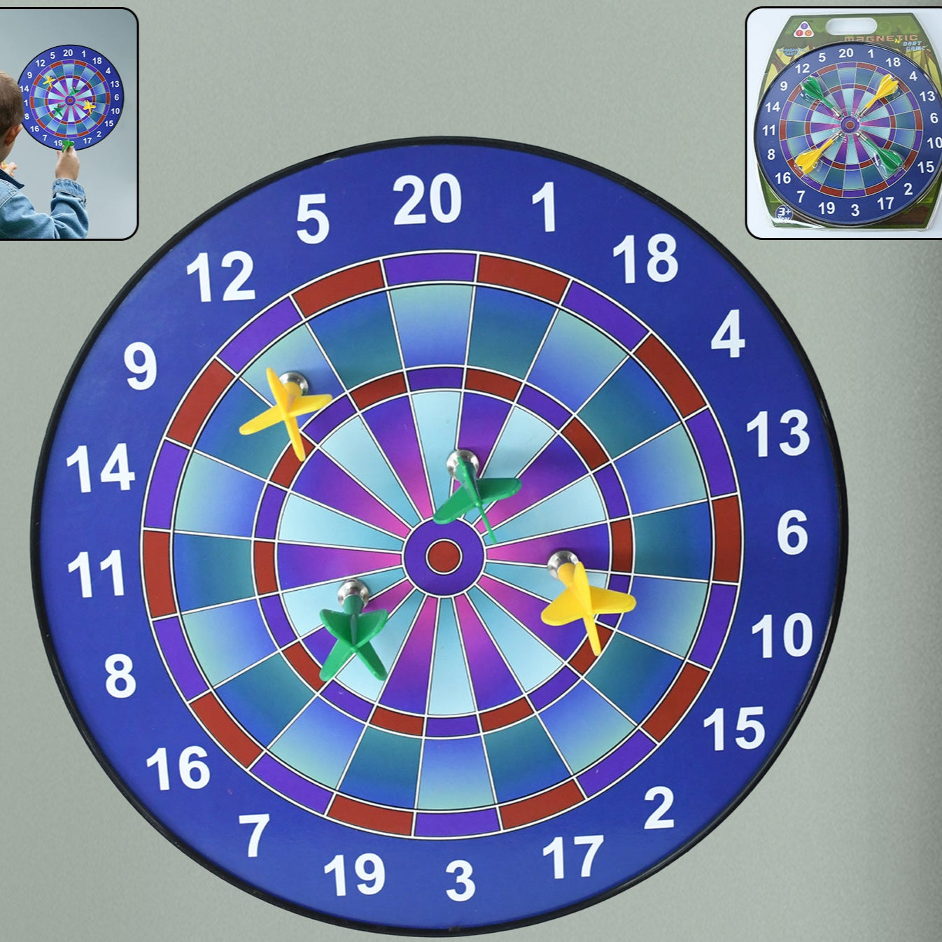 Magnetic Dartboard Game Set For Kids  Adults - Happy Price - Image 1