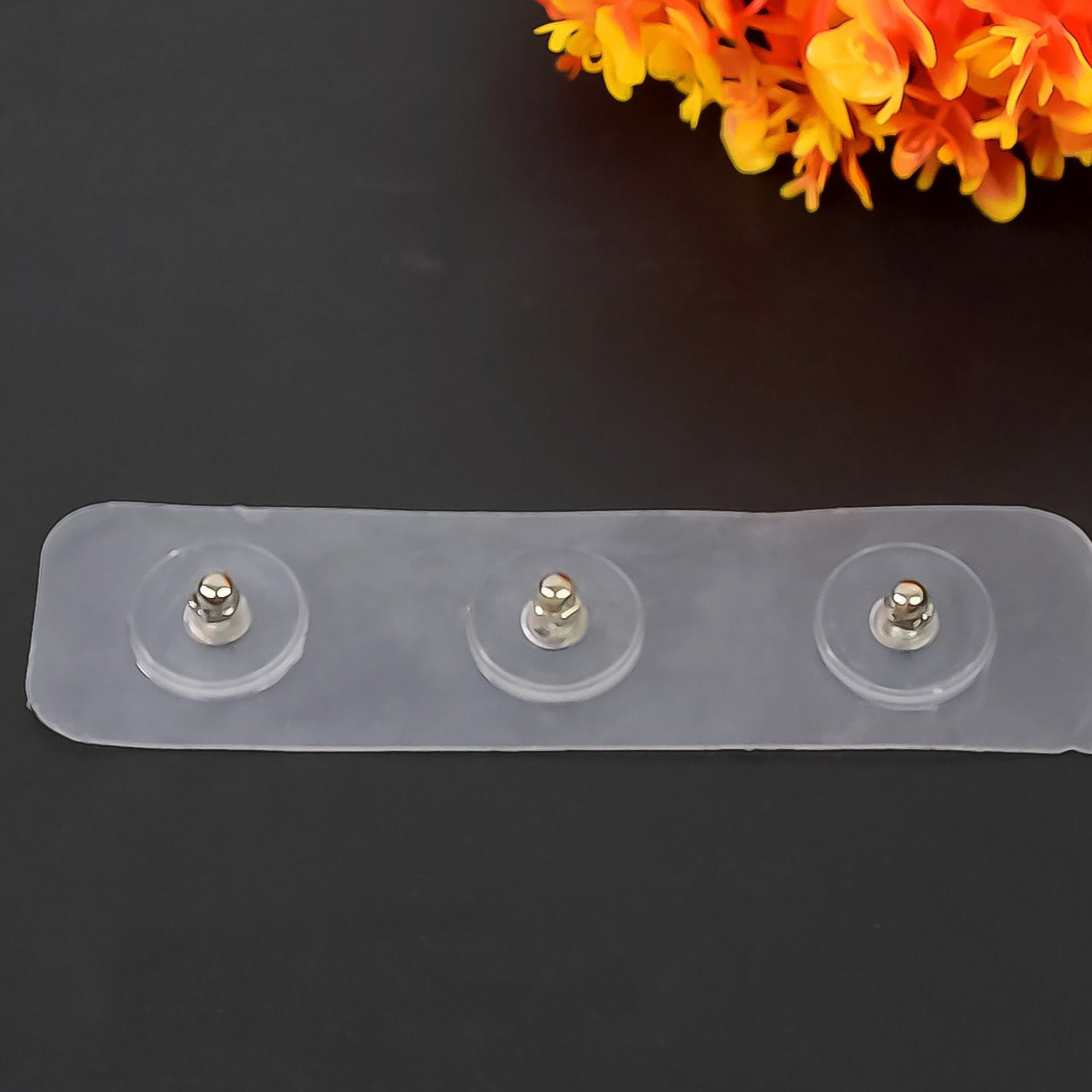 Adhesive Nails Wall Hooks (Screw Sticker  3 Hook  1 Pc) - Happy Price - Image 1