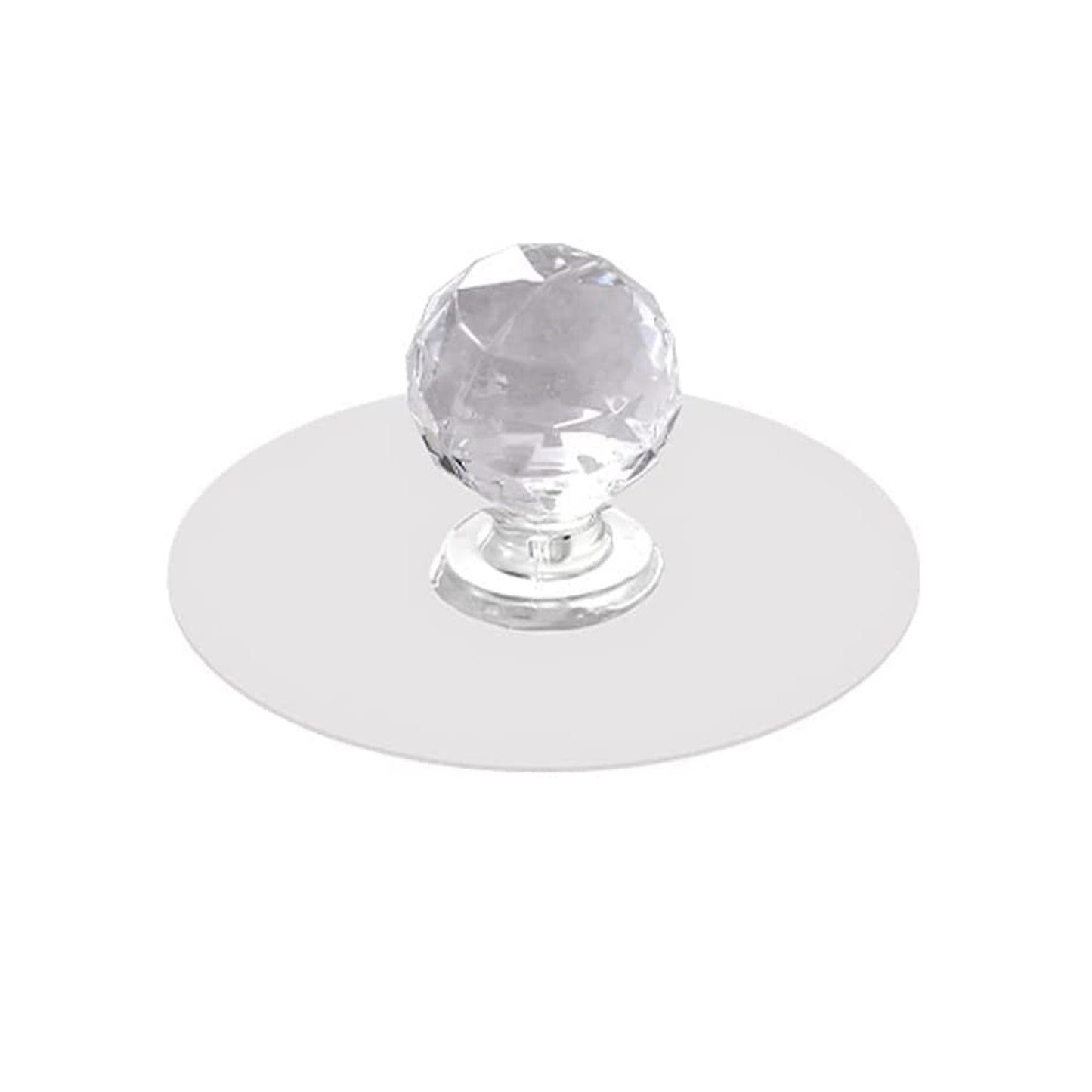 Crystal Diamond Shaped Drawer Pull Handles - Clear Cabinet Knobs (1 Pc) - Happy Price - Image 4