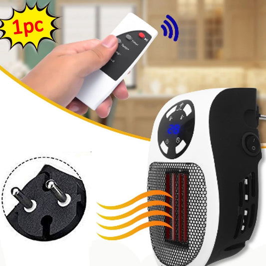 Portable Electric Heater Mini Fan Heater Desktop Household - Happy Price - Image 1