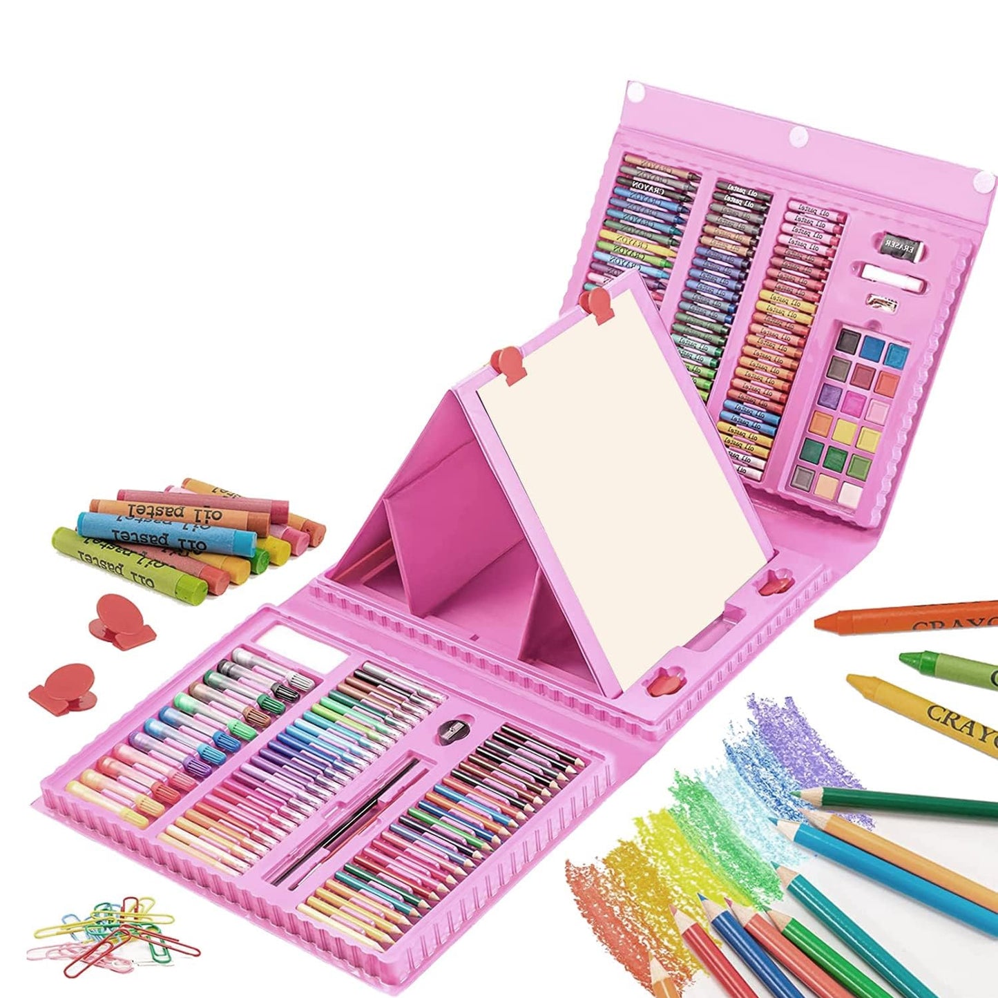208 Piece All-in-One Art Supplies Kit for Kids & Beginners - Happy Price - Image 2