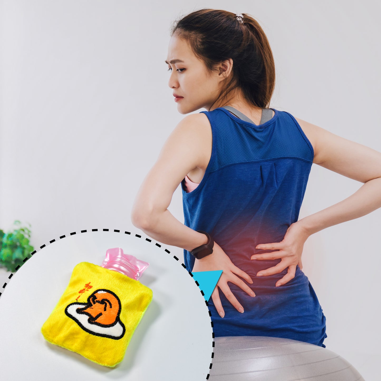 Yellow Duck Head Small Hot Water Bag With Cover For Pain Relief Neck Shoulder Pain And Hand Feet Warmer Menstrual Cramps. - Happy Price - Image 6