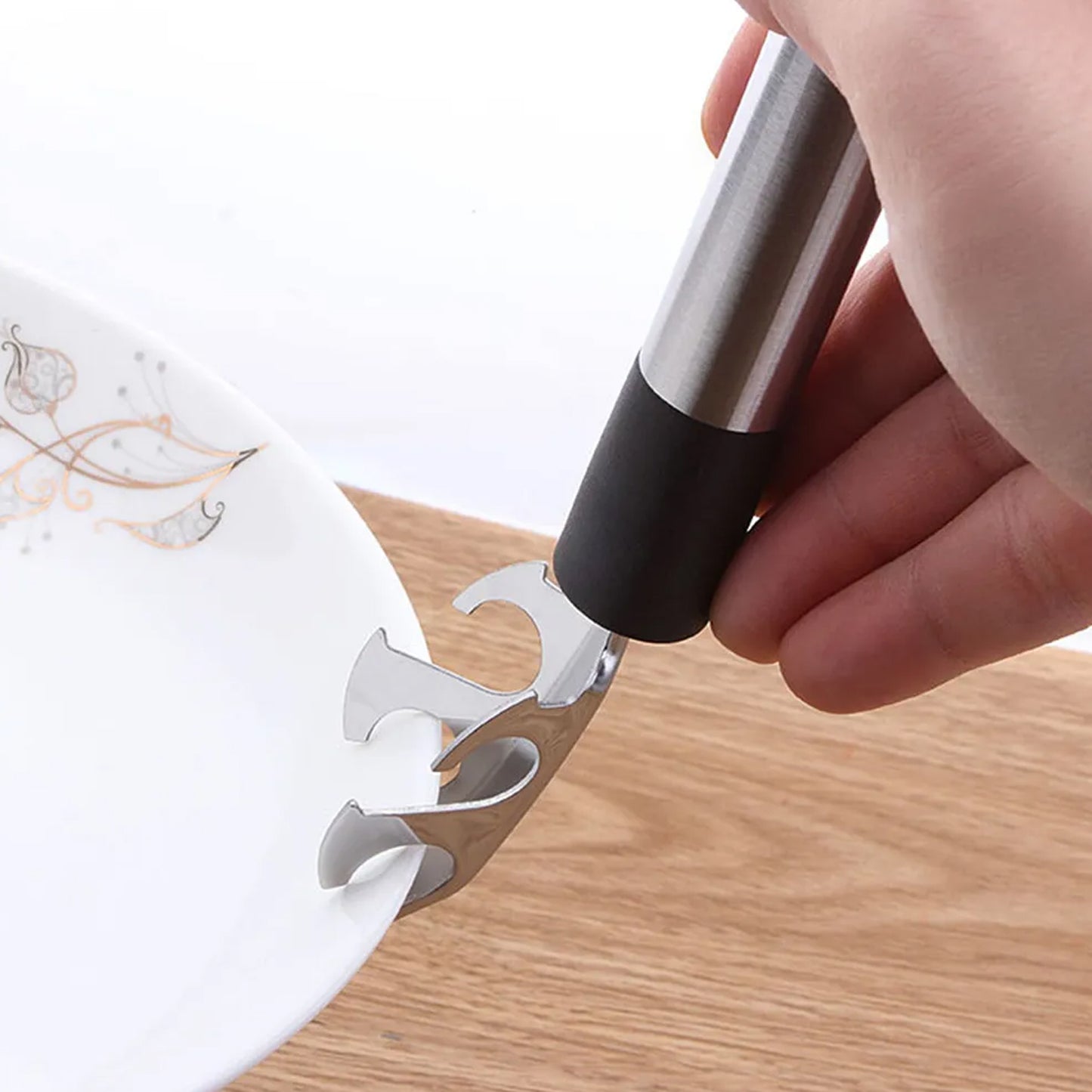 Stainless Steel Hot Pot Gripper Clamp & Pan Lifter Tool (1 Pc) - Happy Price - Image 5