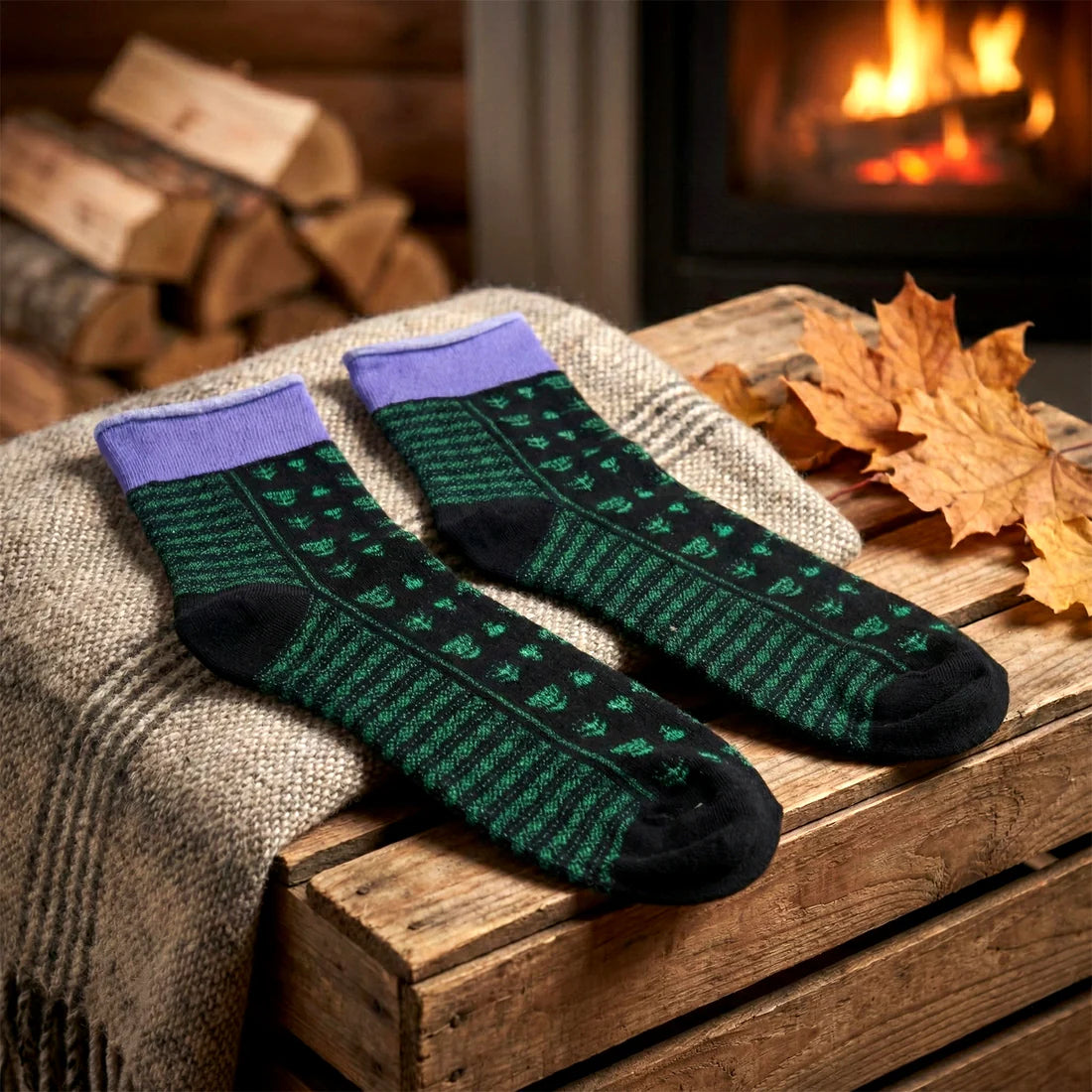 Comfortable Crew Socks for Men & Women (1 Pair) - Happy Price - Image 4