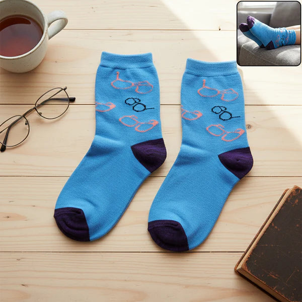 Comfortable Crew Socks (1 Pair, Medium Size) - Soft & Breathable - Happy Price - Image 5