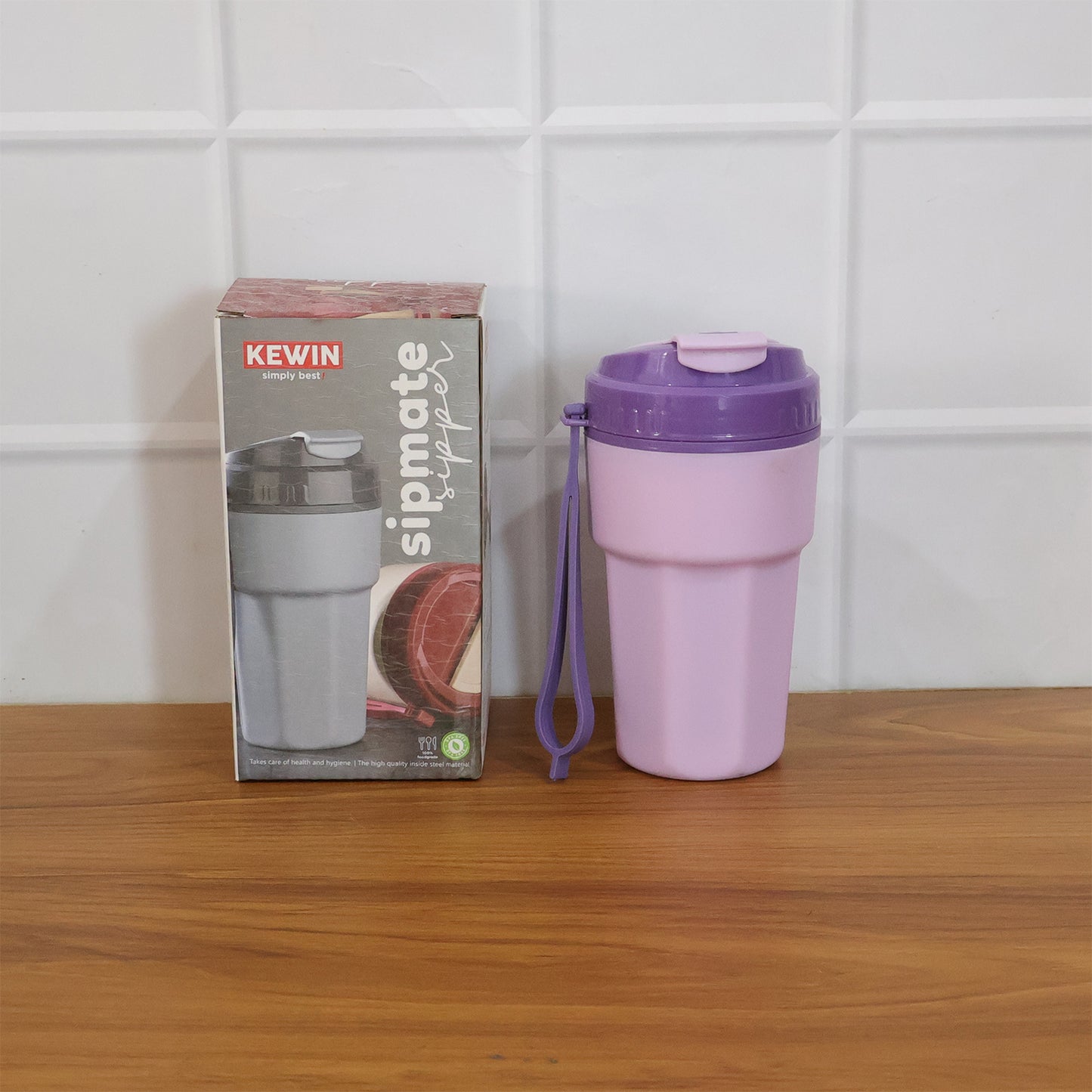 500ml Plastic Sipper Bottle with Flip-Top Lid and Strap - 1 Pc - Happy Price - Image 7
