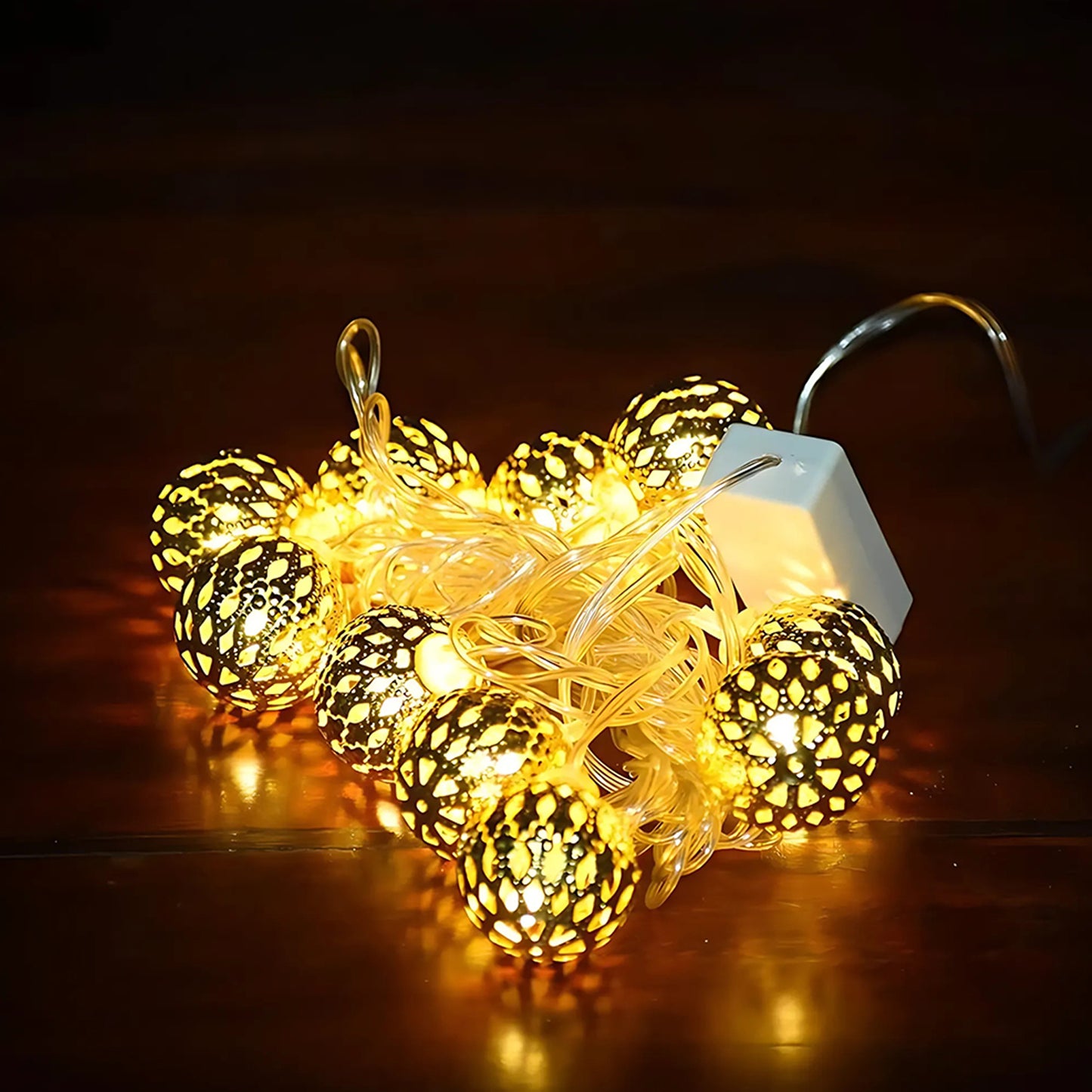 Decorative Metal Ball Led String Light (3 Meter ) - Happy Price - Image 3