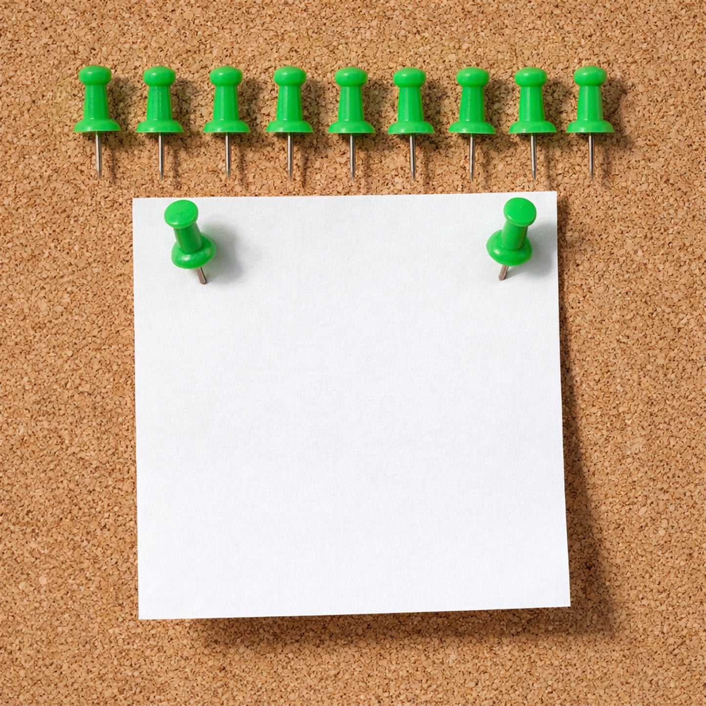 Green Plastic Head Push Pins for Notice Boards - Pack of 10 Pc - Happy Price - Image 5