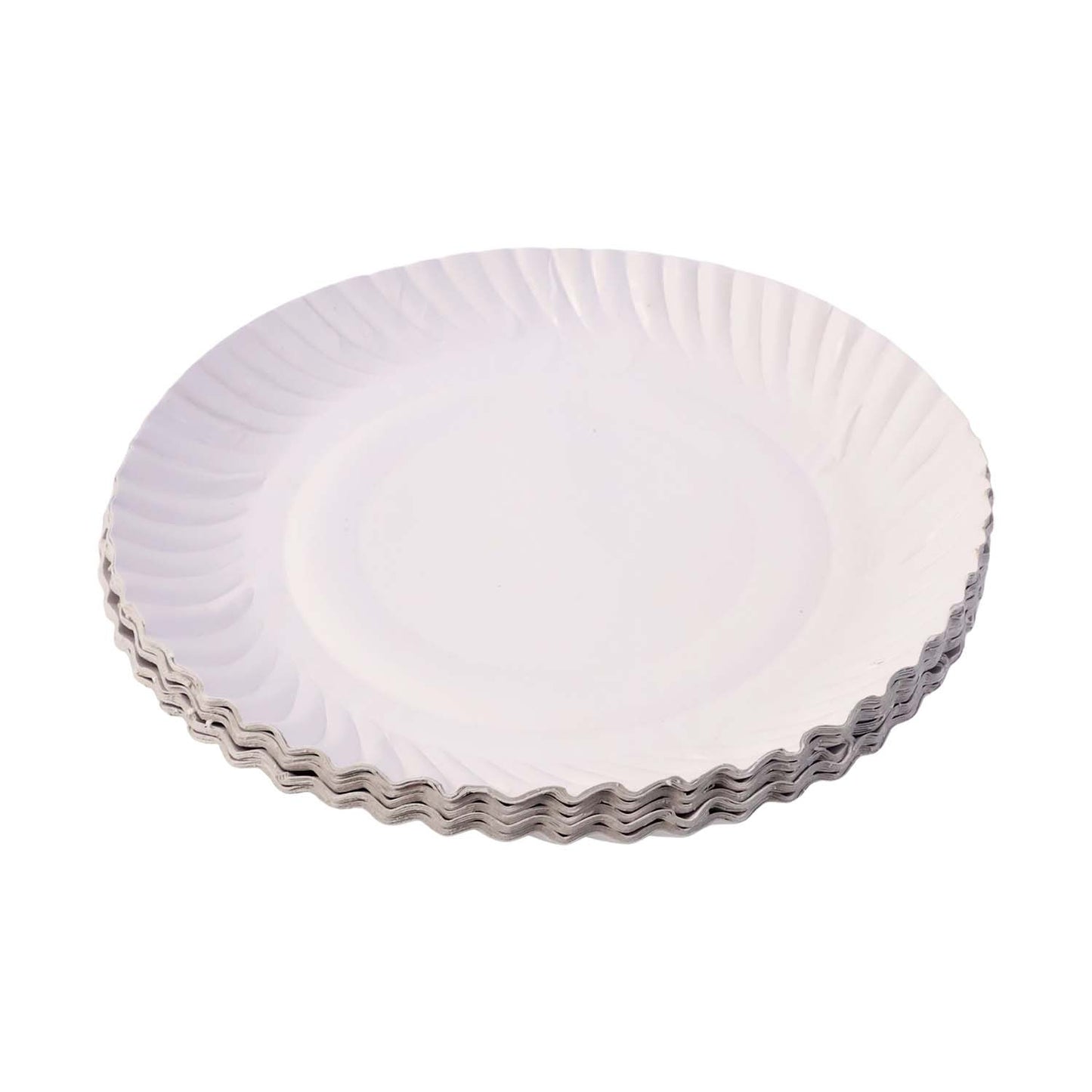 7 Inch Compostable Paper Plates - 25 Pcs Pack | Eco-Friendly Disposable Dinnerware - Happy Price - Image 4