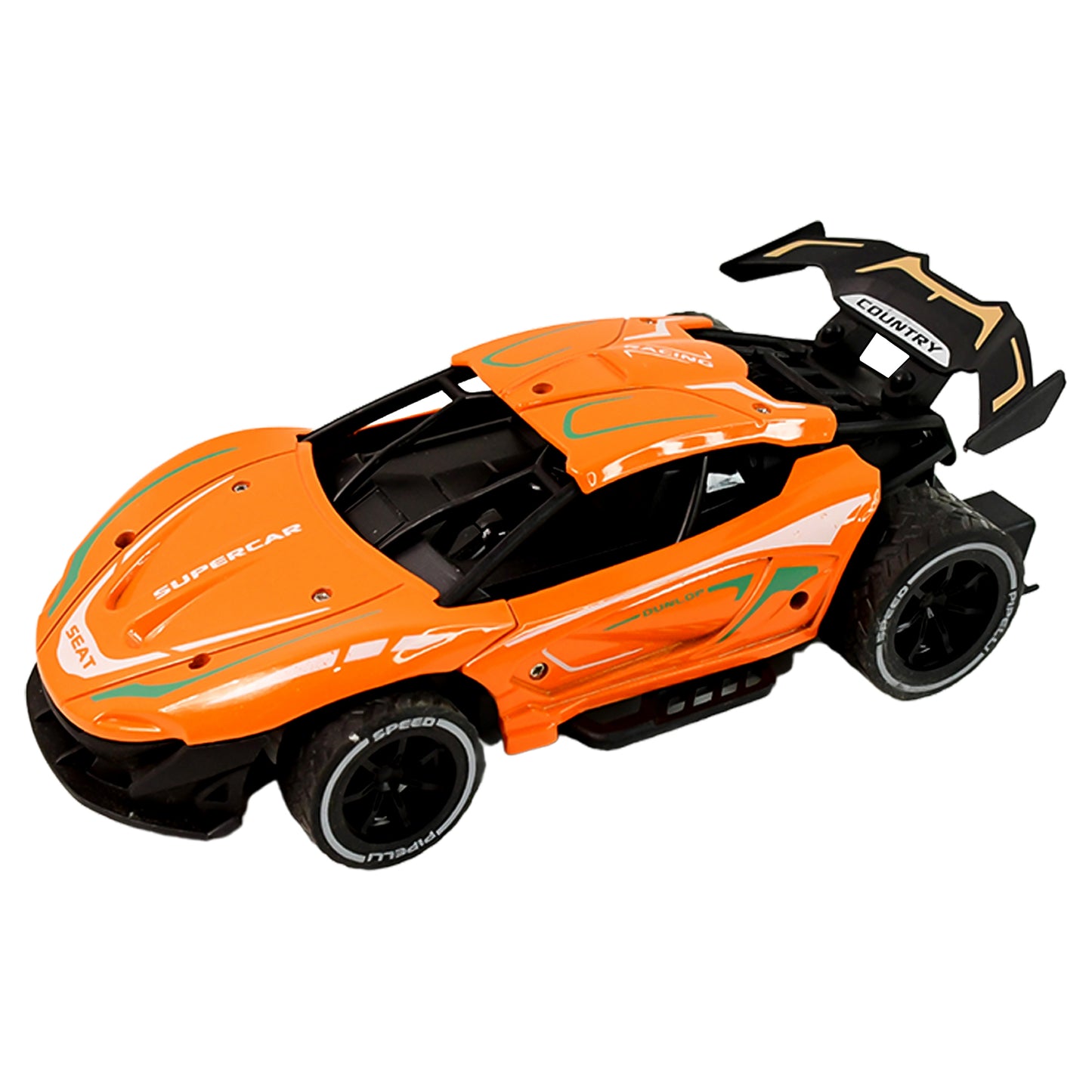 Metal Body High-Speed Remote Control Racing Car with LED Lights - Happy Price - Image 4
