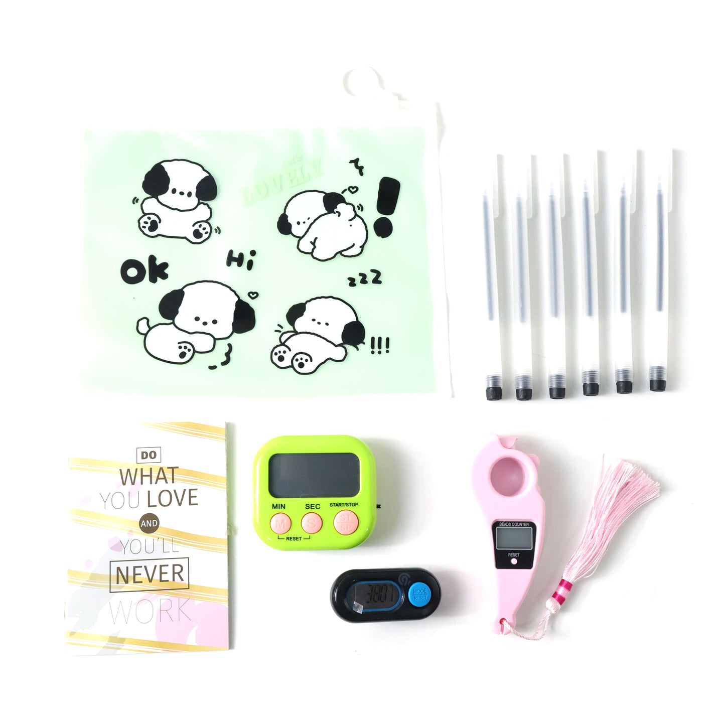 Cute Stationery Gift Combo - 1 Set Study Essentials Kit - Happy Price - Image 4