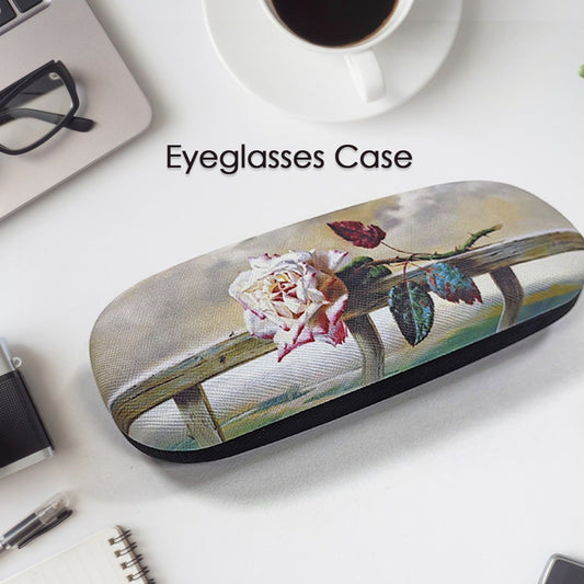 Flowers Decorative Glasses Case Eyeglasses Storage Box (1 Pc  Mix Color) - Happy Price - Image 1