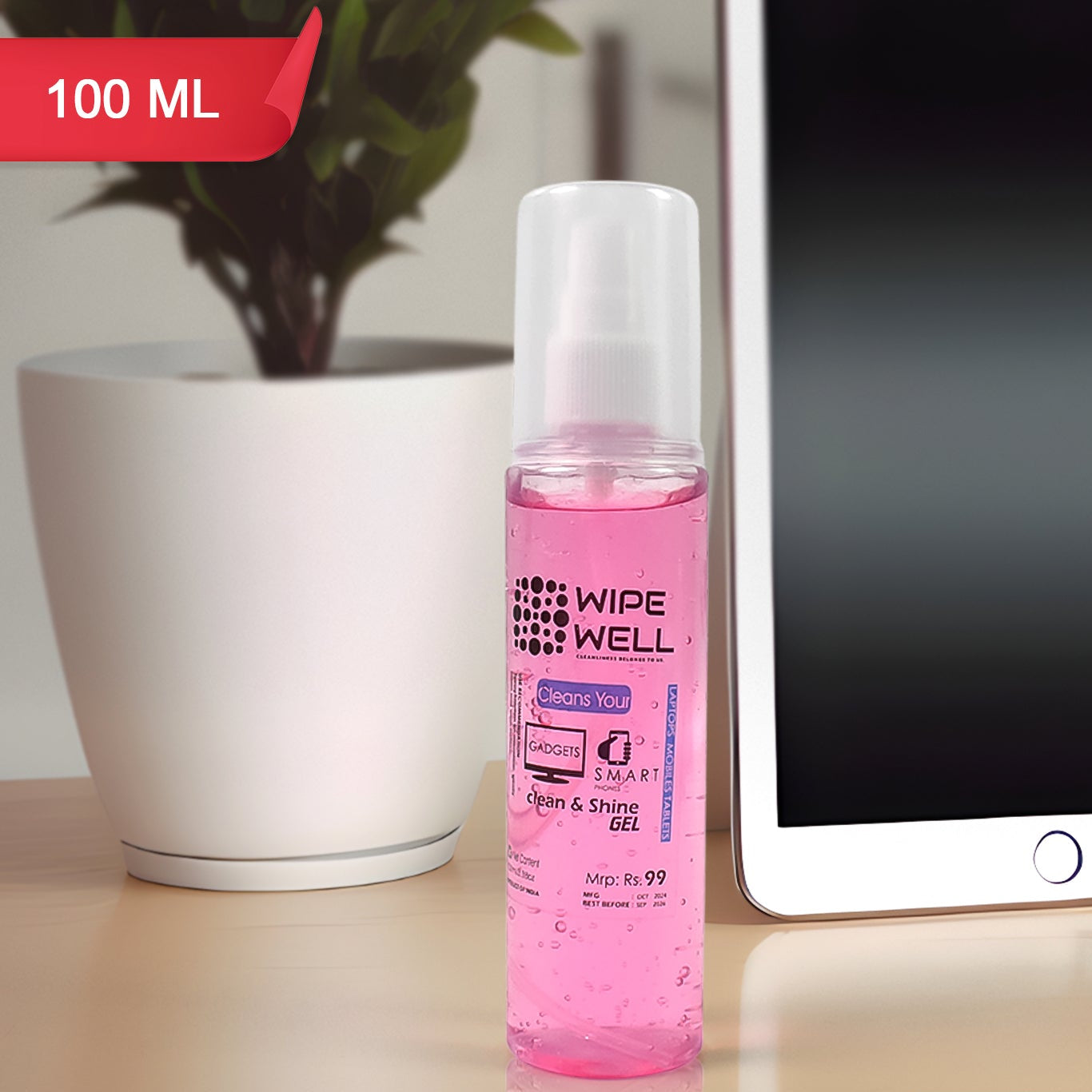 Liquid Gadget Gel Solution To Clean Mobile  Laptop Screen (100 Ml) - Happy Price - Image 1