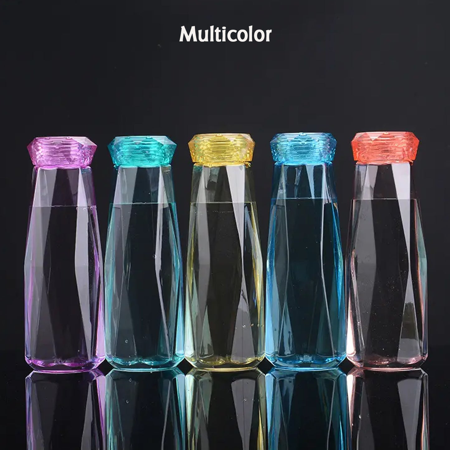 Glass Fridge Water Bottle Plastic Cap With Two Water Glass For Home  Kitchen Use - Happy Price - Image 5