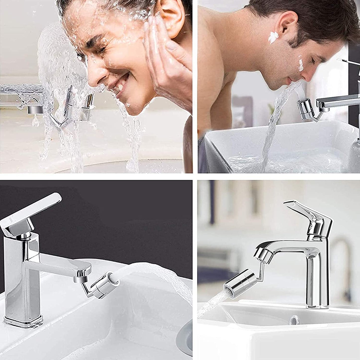 Splash Filter Faucet Sink Faucet Sprayer Head Suitable For  Kitchen Bathroom Faucet - Happy Price - Image 2