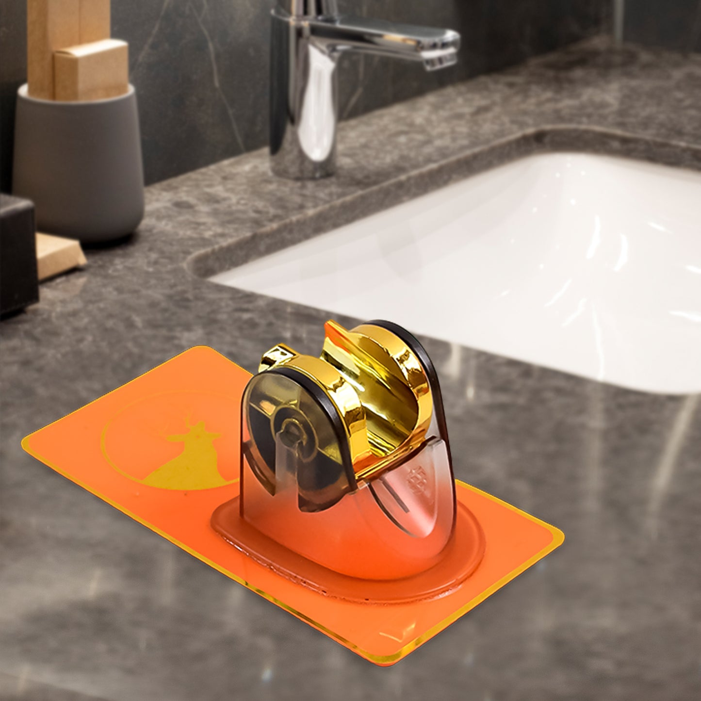 Self-adhesive Adjustable Shower Head Holder (1 Pc) - Happy Price - Image 3