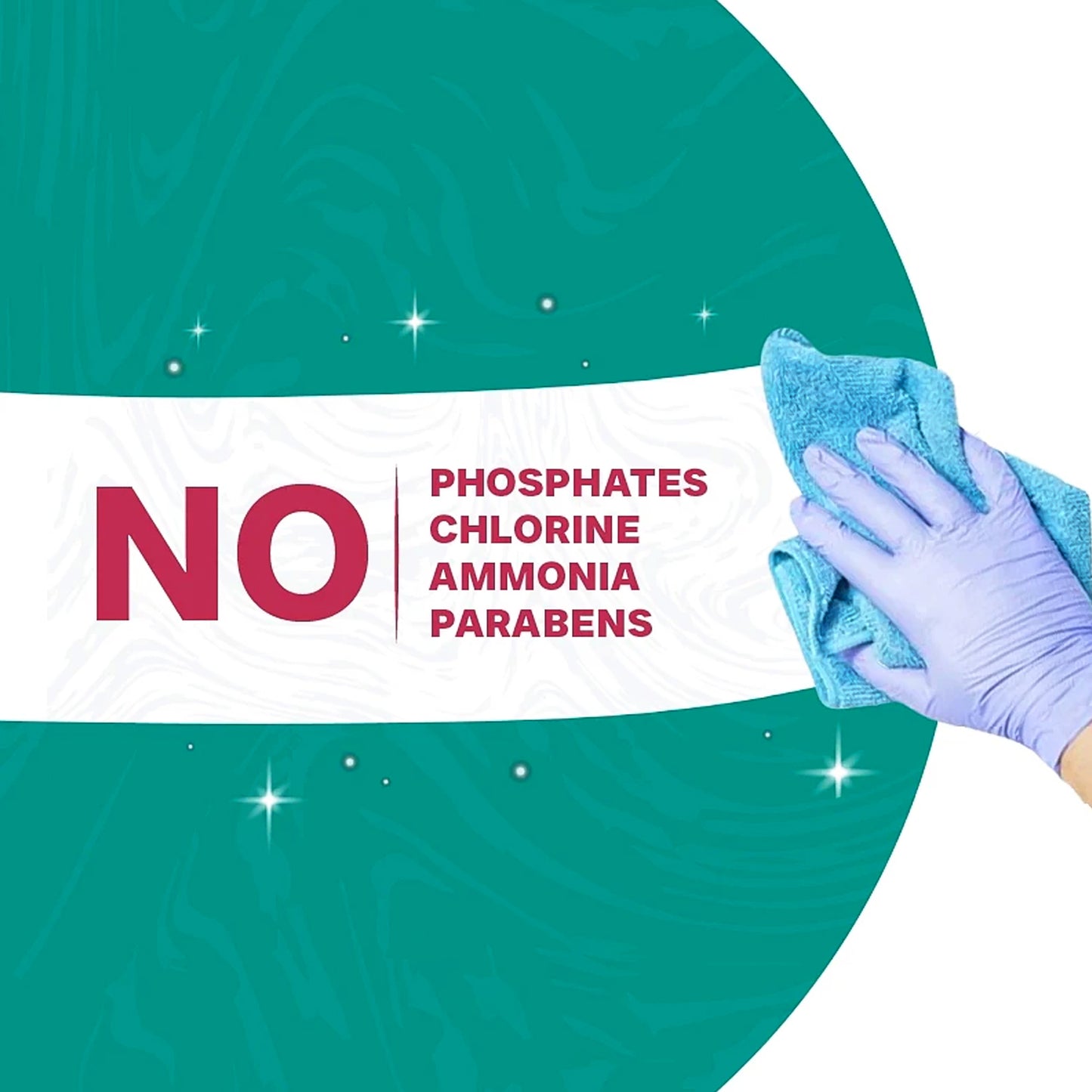 Kadam Concentrated Glass Cleaner Refill Kit with Reusable Spray Bottle - 3 Sachets for 600ml Solution - Happy Price - Image 6