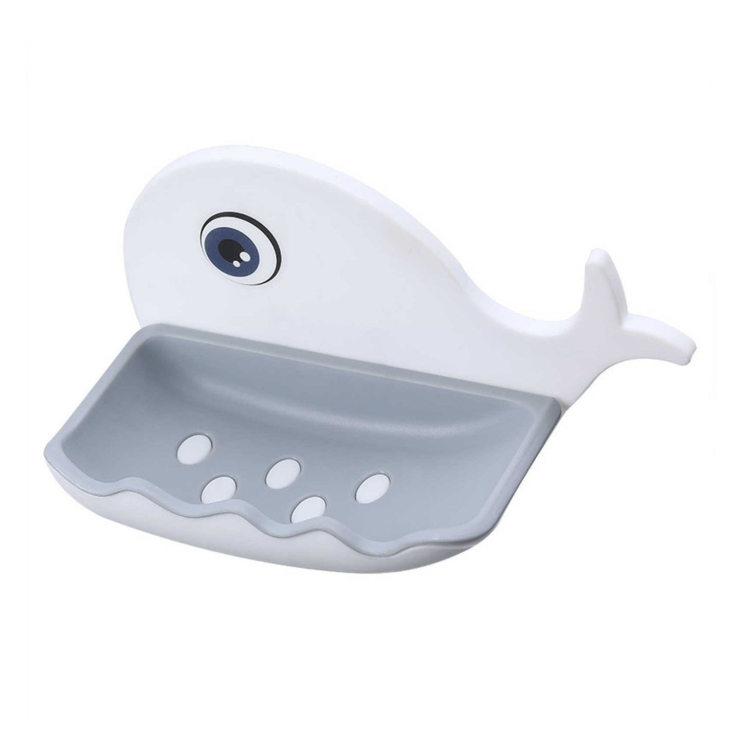 Fish Shape Double Layer Adhesive Waterproof Wall Mounted Soap Bar Holder Stand Rack For Bathroom Shower Wall Kitchen - Happy Price - Image 2