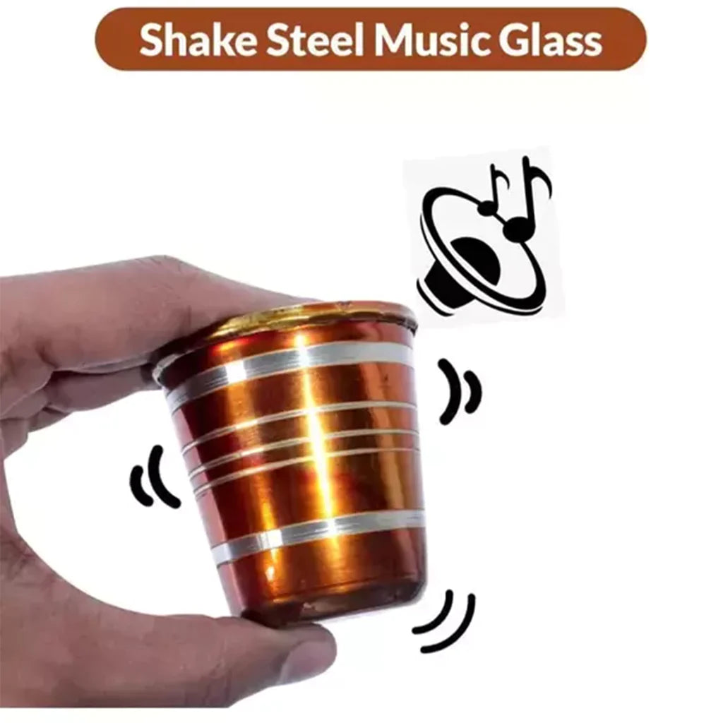 Stainless Steel Musical Tumbler Set for Kids - 6 Pcs - Happy Price - Image 3