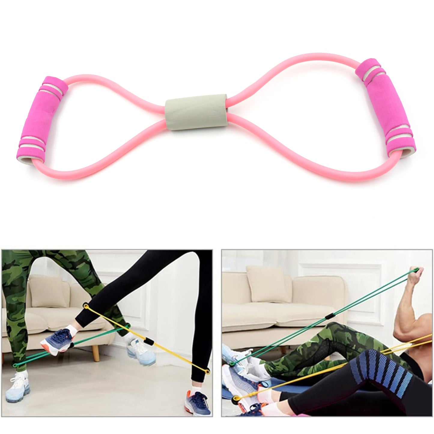 Fitness Resistance Loop Band for Yoga & Exercise (1 Pc) - Happy Price - Image 2