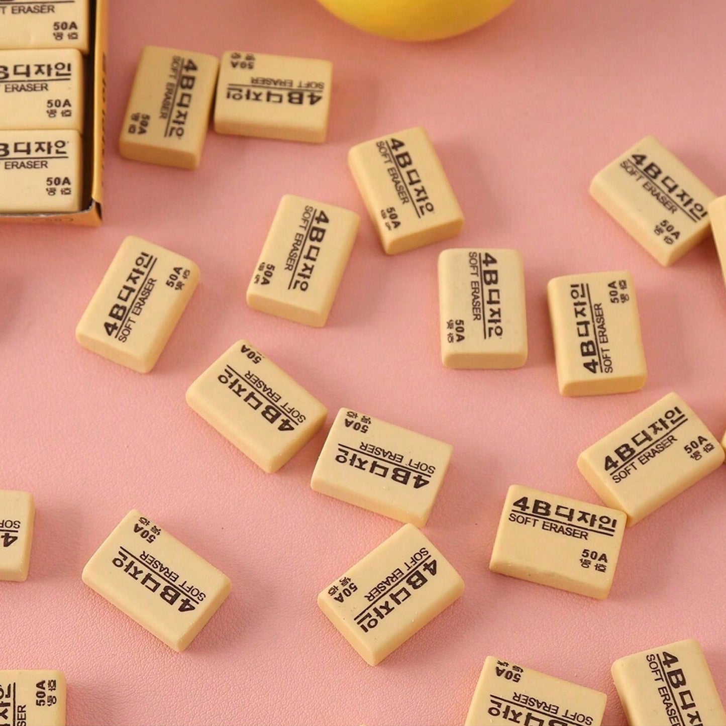 Erasers 30 Pack Pencil Erasers Yellow Erasers For Kids - Happy Price - Image 3