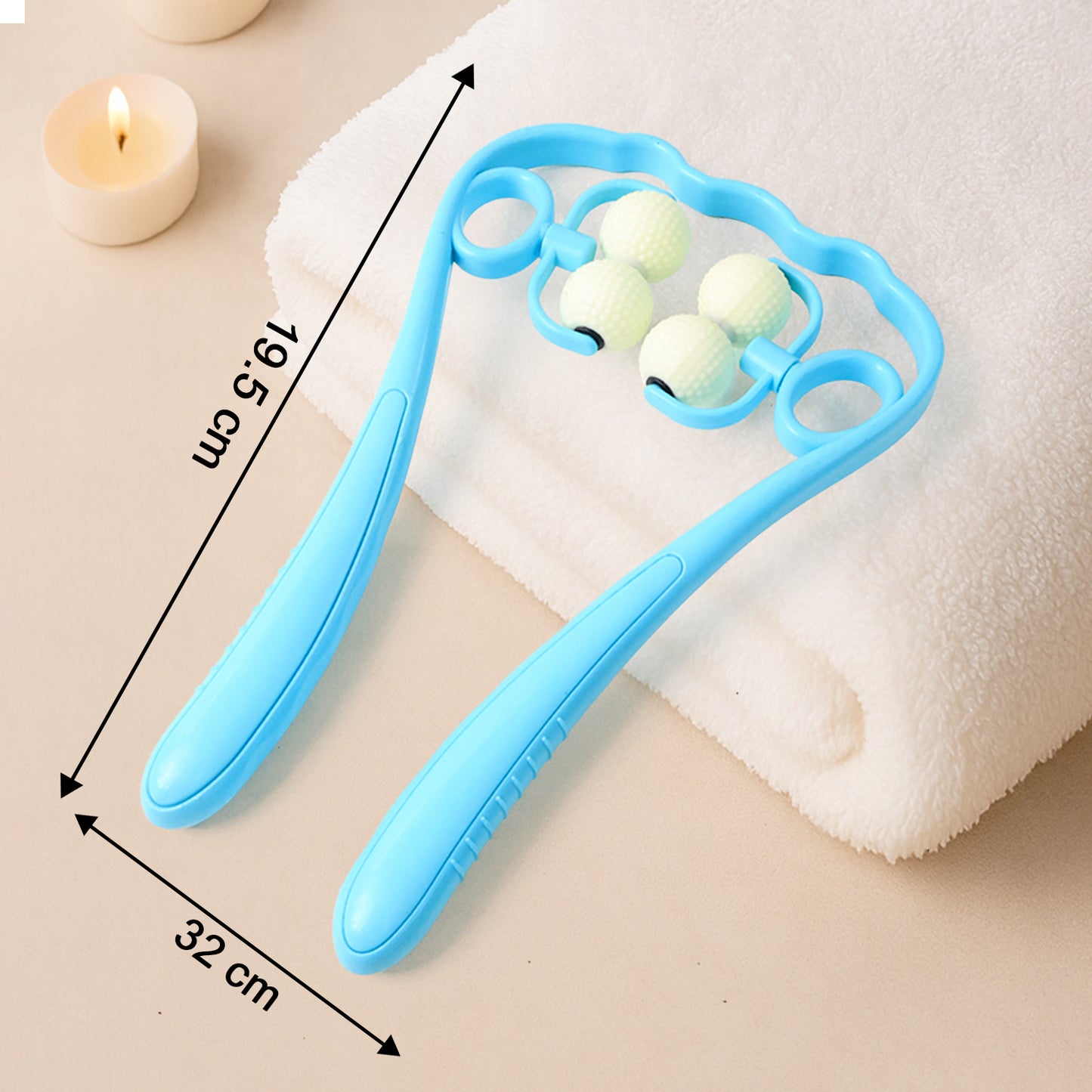 Premium Dual Roller Neck And Shoulder Massager (1 Pc) - Happy Price - Image 3
