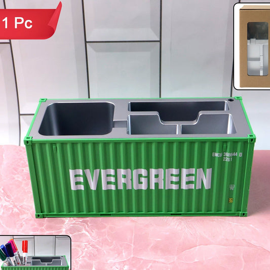 Container Style Multi-Compartment Desk Organizer (1 Pc) - Happy Price - Image 1