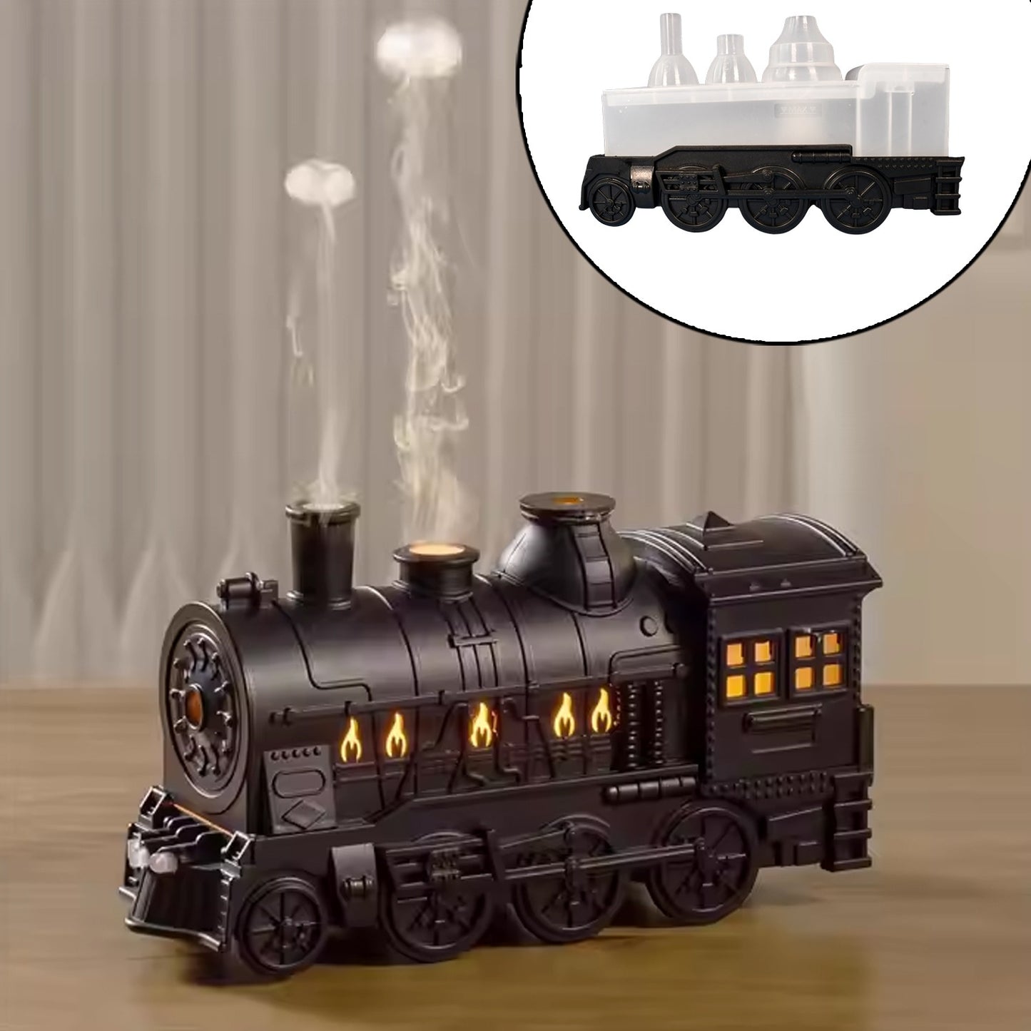 Train Shape Portable Mini Humidifier (1 Pc  Mix Color) - Happy Price - Image 2
