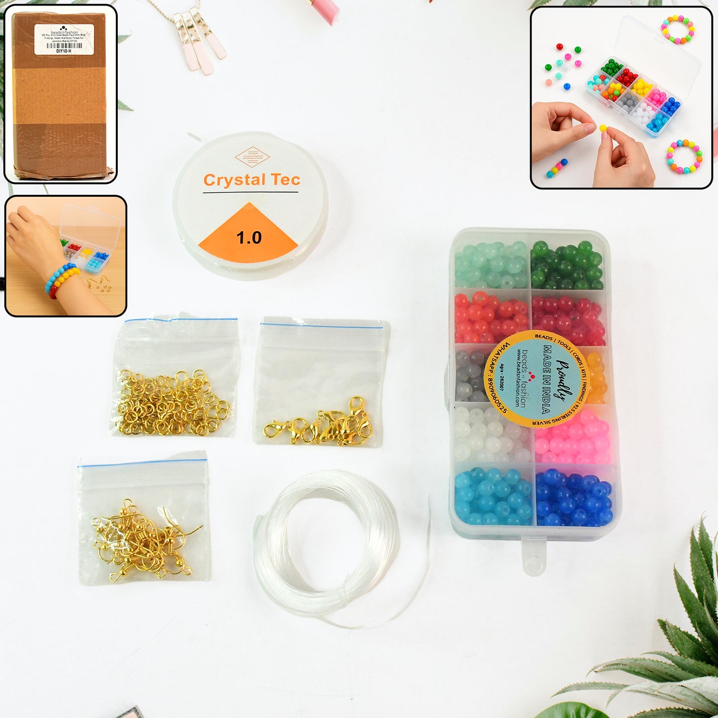 Premium Diy Jewellery Making Kit (1 Set) - Happy Price - Image 2