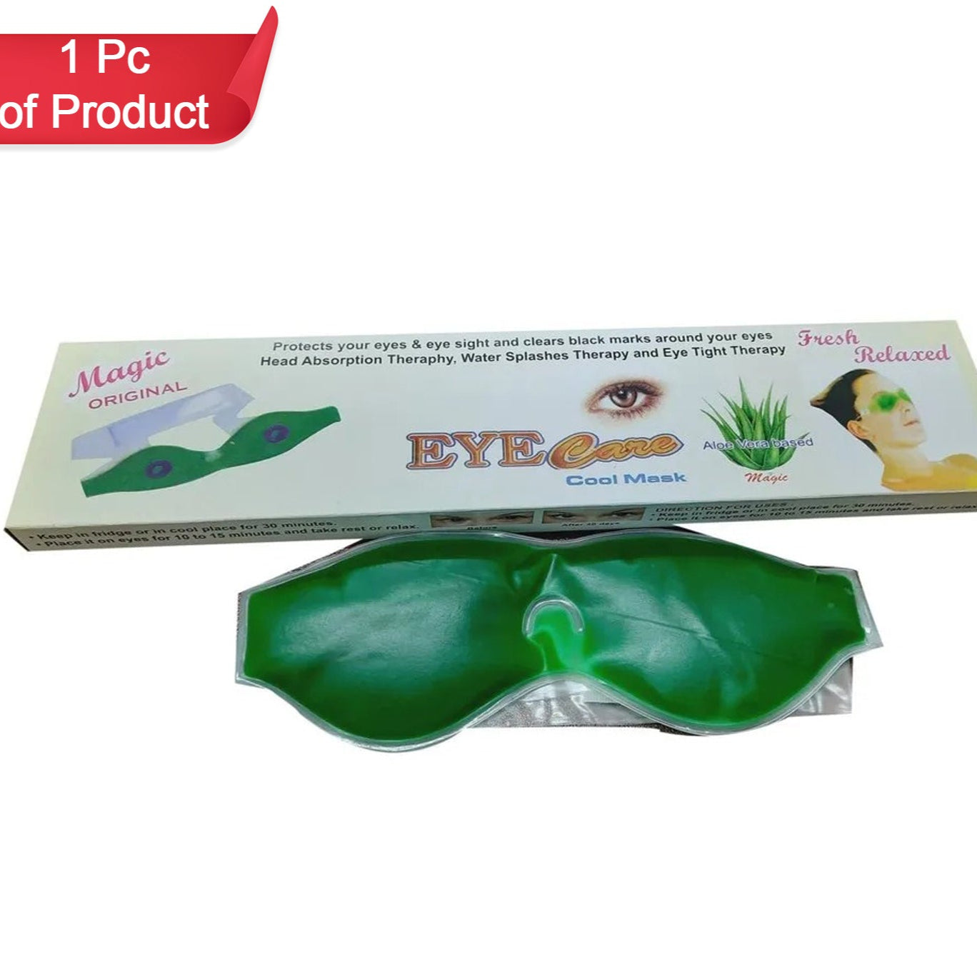 Sleeping Eye Shade Mask Cover For Insomnia Meditation Puffy Eyes And Dark Circles - Happy Price - Image 1
