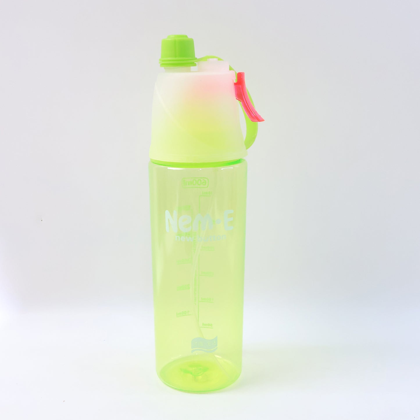 Plastic Dual Function Sports Water Bottle With Built-in Mist Spray And Leakproof Cap (600ml  1 Pc) - Happy Price - Image 6