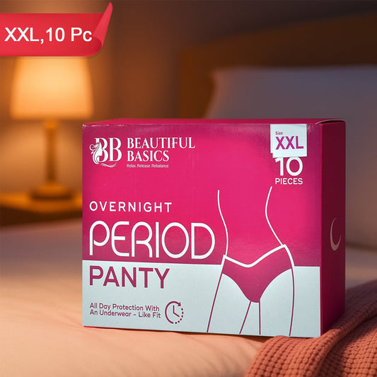 XXL Overnight Period Panties - 10 Pc Pack for Heavy Flow & Leak Protection - Happy Price - Image 1