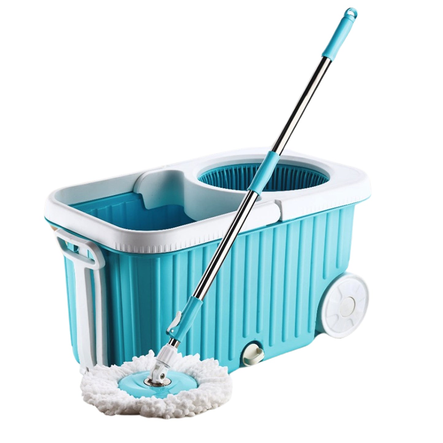 Apex Magic 360 Spin Mop Cleaning System With Stainless Steel Spinner - Happy Price - Image 2