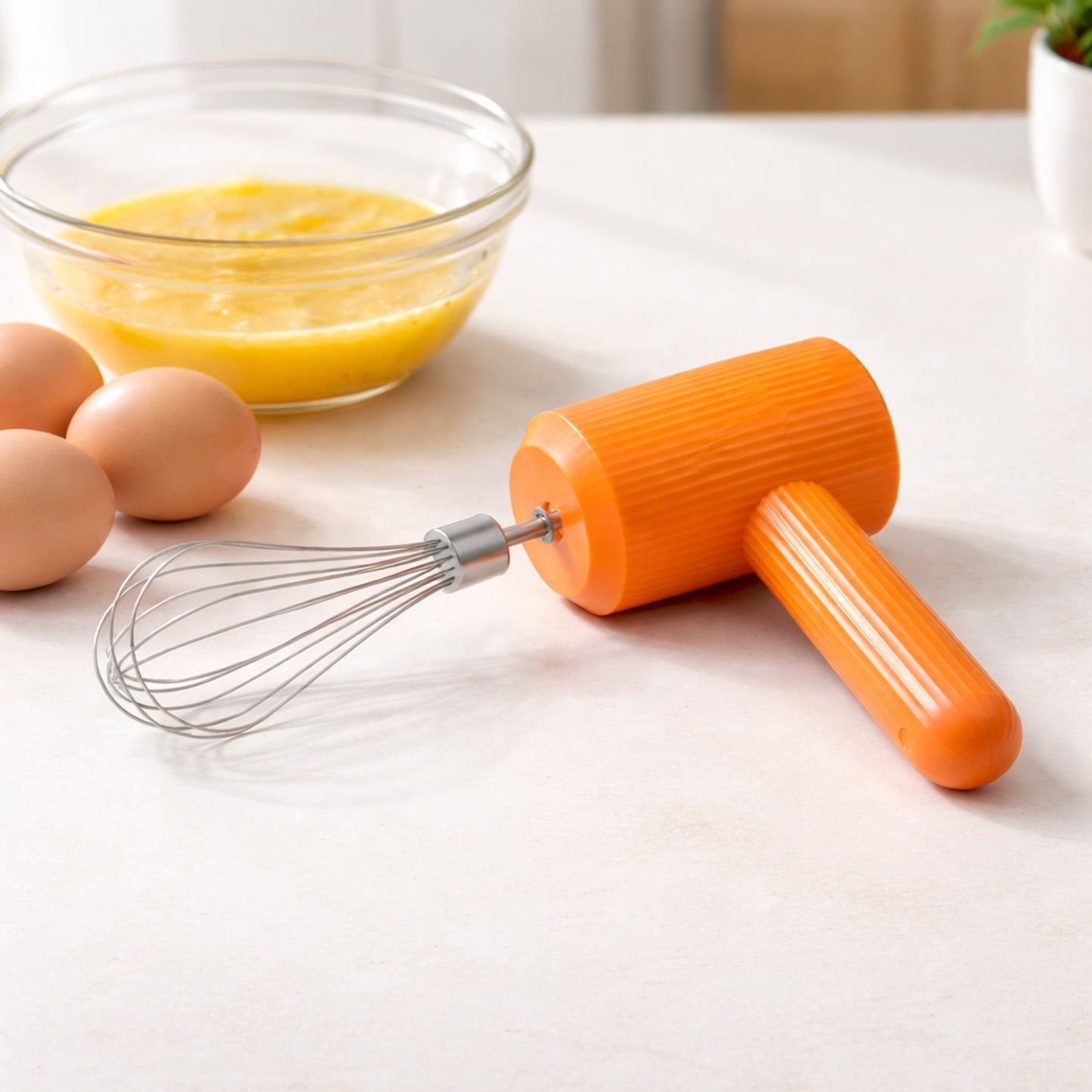 Portable USB Rechargeable Handheld Electric Mixer - 1 Set - Happy Price - Image 3