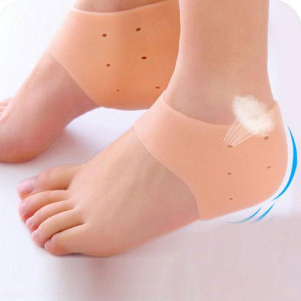 Anti Crack Silicone Half Gel Heel And Foot Protector Moisturizing Socks - Happy Price - Image 5