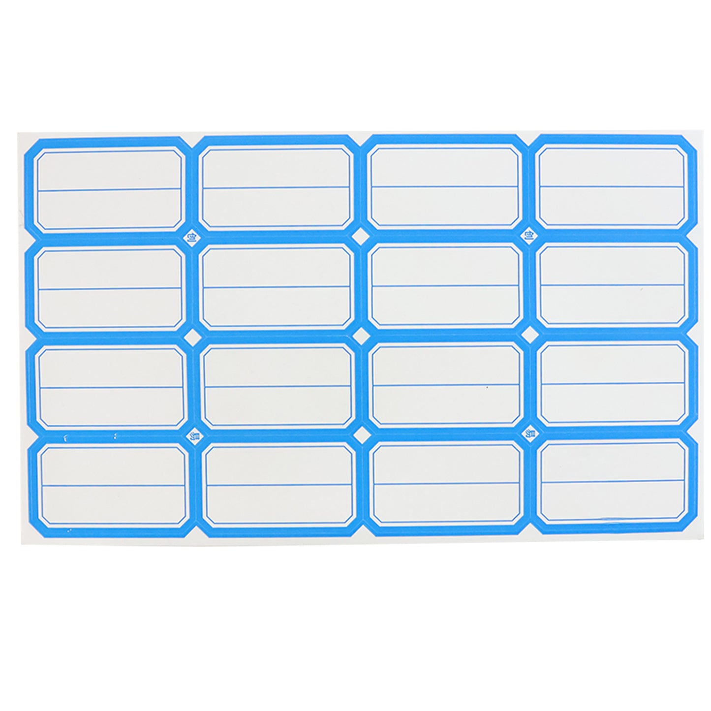 1 Sheet Rectangular Self-Adhesive Labels - Red & White - Happy Price - Image 4